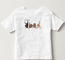 Load image into Gallery viewer, TODDLER FINE - STAY KIND JERSEY T-SHIRT - (PRE ORDER)
