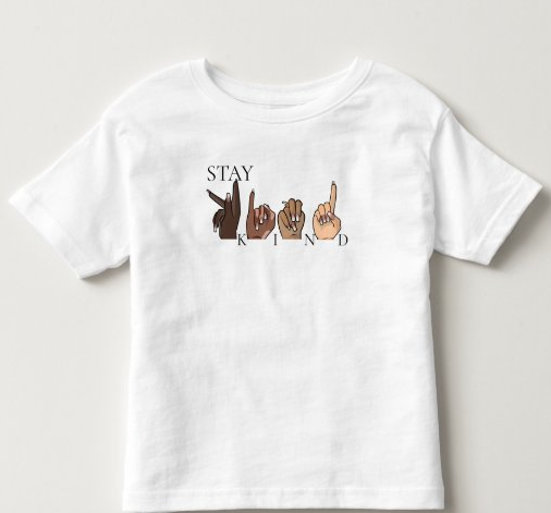 TODDLER FINE - STAY KIND JERSEY T-SHIRT - (PRE ORDER)