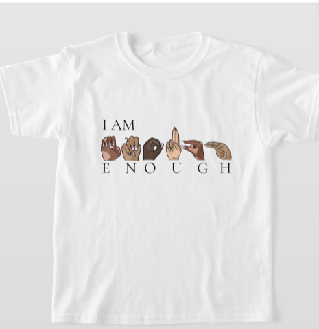 I AM ENOUGH - KIDS BASIC T-SHIRT (PRE-ORDER)